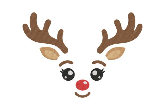 Cute Reindeer Face Embroidery: A Designer’s Review