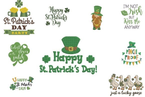 Happy St. Patrick's Day Embroidery Bundle Review