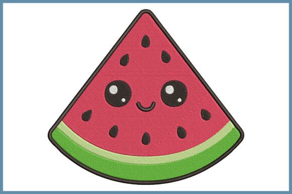 Kids Watermelon Embroidery: A Playful Summer Design for Boutique Apparel