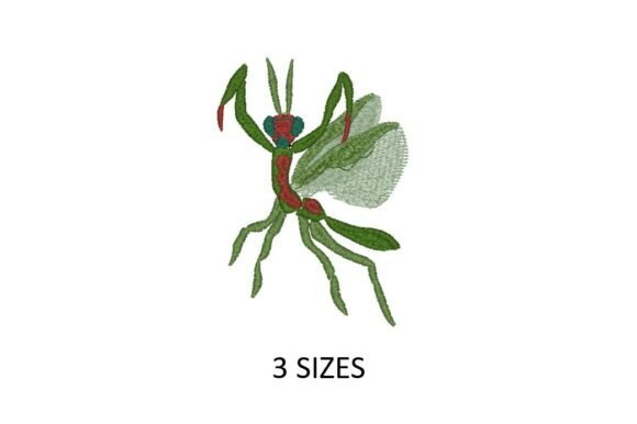 Mantis Embroidery Design: A Unique Touch for Seasonal Crafts