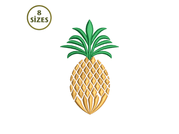 Pineapple Embroidery: A Sweet Addition for Etsy Sellers