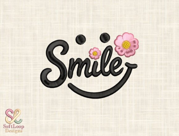 Smile Machine Embroidery Design: A Joyful Touch for Personalized Gifts