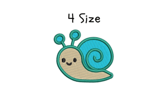 Snail Machine Embroidery Design: A Charming Branding Detail for Small Businesses